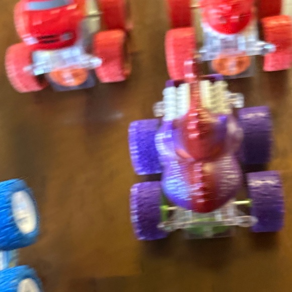 Monster Truck Toy Set - Red, Blue, and Purple - Picture 4 of 10